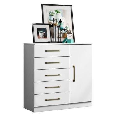 Imagem de Cômoda Sapateira Milão 2014145 Branco Tx - Aramóveis