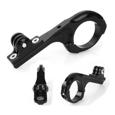 Imagem de Suporte Ride Alumínio para Bike/moto/cilindro para Câmeras GoPro Hero Sjcam Xiaomi Preto