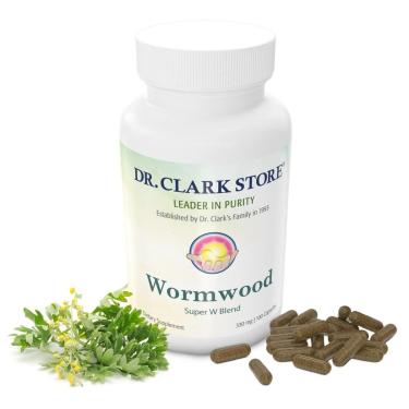 Imagem de Suplemento Dr. Clark Wormwood Super W Blend 330 mg - 100 cápsulas-Unissex