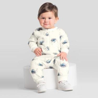Imagem de Macacão bebê unissex peluciado do Stitch Brandili Baby-Unissex