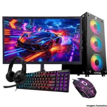 Imagem de Computador Pc Gamer i7 3ª 16gb Ram 512gb Nvme GT 730 Gabinete com fans