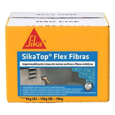 Imagem de Sikatop Flex Fibras Revestimento Impermeabilizante Sika