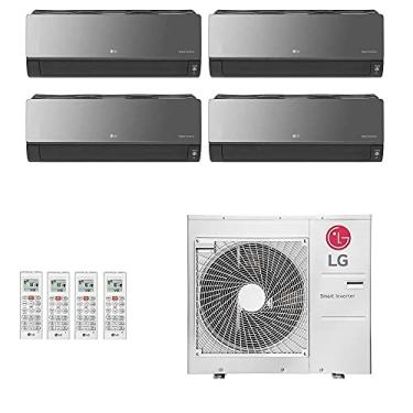 Imagem de Ar-Condicionado Multi Split Inverter LG 48.000 BTUs (3x Evap HW Artcool 9.000 + 1x Evap HW Artcool 18.000) Quente/Frio 220V