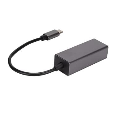 Imagem de Adaptador USB C para Ethernet, Adaptador Ethernet Transmissão Fluente de Alta Definição para Galaxy S9 para Galaxy Note 9 para MacBook Pro(100 trilhões)
