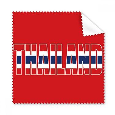 Imagem de Pano de limpeza de tela de telefone com nome da bandeira da Tailândia limpador de óculos 5 peças