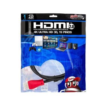 Imagem de Cabo HDMI 2.0 Premium Ultra HD 4K 3D, Cirilo Cabos - 1 Metro
