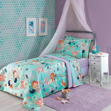 Imagem de Jogo De Cama Infantil 2 Peças Vivaldi Aqua Fun