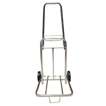 Imagem de Carrinho De Carga Ferro Zincado Carrega 70Kg Dobrável