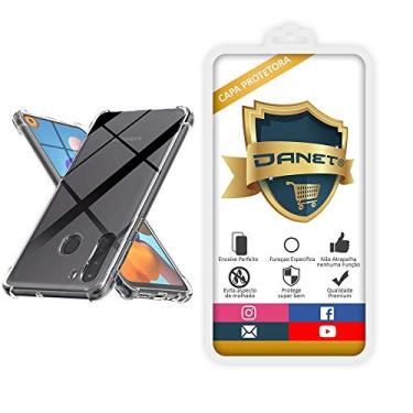 Imagem de Capa Protetora Para Samsung Galaxy A21 com Tela de 6.5" Polegadas Capinha Case Transparente Air Anti Impacto Prote��o De Silicone Flex�vel A21 - Danet