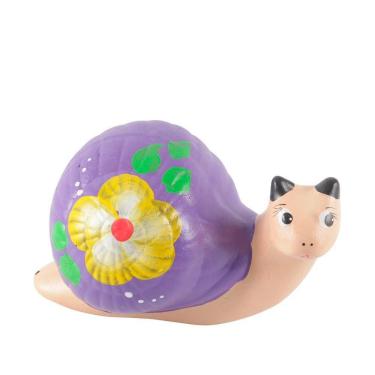 Imagem de Caracol em Cerâmica Decorativo de Casa e Jardim