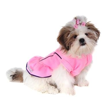 Imagem de Pickorruchos Vestido Soft Rosa Para Cães - Tamanho 05 Médio
