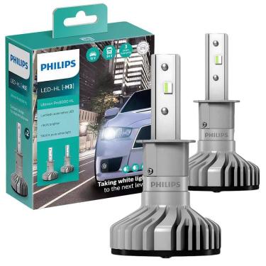 Imagem de Par Lâmpada Farol Philips Led Ultinon Pro5000 Hl H3 5800k