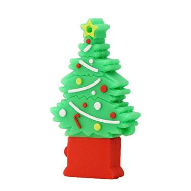 Imagem de Qianlianjie 4GB Green Christmas Tree Model USB Flash Drive USB Memory Stick Pen Drive Pen Drive USB Flash Disk U Disk Thumb Drive
