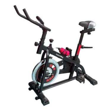 Imagem de Bicicleta Ergométrica Spinning Importway Azul Ou Vermelho Guidão Ajust