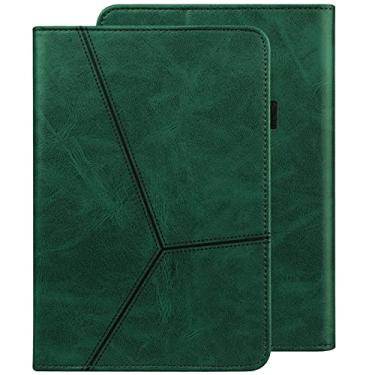 Imagem de ALILANG Capa para Samsung Galaxy Tab A9 Plus 28 cm 2023 (SM-X210/X216/X218) com suporte para caneta, capa de couro PU para tablet Samsung Tab A9 Plus 2023 - verde