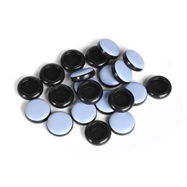 Imagem de Furnigear – Tampas deslizantes para cadeira com ponta de perna, melhores deslizadores de móveis para carpete, protetores de piso para pernas de cadeira de 3,8 cm, redondo, pacote com 24
