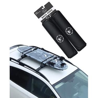 Imagem de Ho Stevie! Almofadas de rack de teto para prancha de surf/SUP Aero (conjunto de 2 almofadas, 71 cm ou 43 cm) para carros com barras transversais (43 cm)