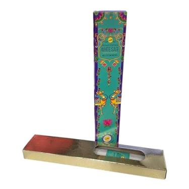 Imagem de META ATACADO, Incenso Indian Heritage Sálvia Branca Massala Cx com 13 Var