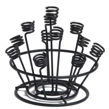 Imagem de Oenophilia Buquê de rolha de garrafa, metal preto, suporte de rolha de garrafa de vinho, presentes de vinho