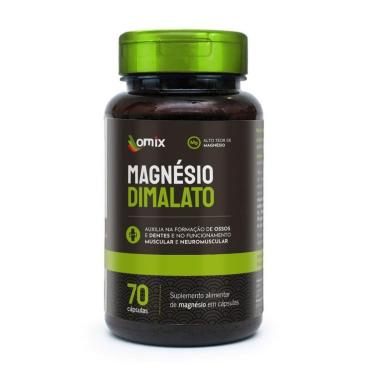 Imagem de Magnésio Dimalato - 70 cápsulas - Omix-Unissex