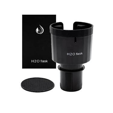 Imagem de Expansor de copo H2O para carro com base ajustável serve para Yeti 20/26/850.5 g, Hydro Flask grande 32/1,134 g Segura com segurança garrafas, copos e canecas de 8,6 a 10 cm de diâmetro