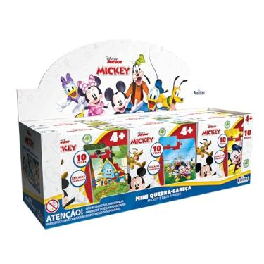 Imagem de Mini Quebra-Cabeça Mickey - Madeira