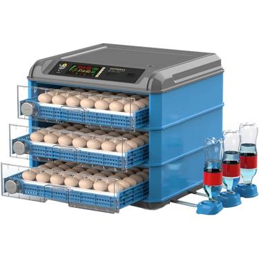Imagem de Incubadora de ovos, 128-500 ovos de galinha Incubadora de pintinhos totalmente automática com virador automático de ovos, incubadora de controle de temperatura para incubação de galinhas, ga