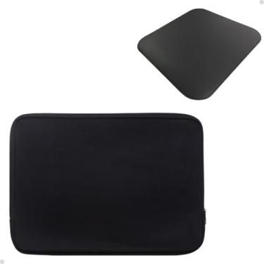 Imagem de Pasta Para Notebook Moderna Mousepad Slim Pronta Entrega (Preto, 15.6")