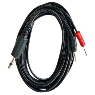 Imagem de Cabo P2 Bananinha MONO unitário - QUARK MEDICAL (Diretamente da Fábric