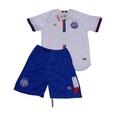 Imagem de Kit Bahia Infantil I Home Esquadrão 2024/2025 (Camisa+calção)