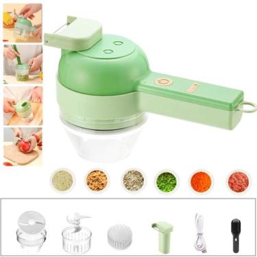 Imagem de Mini Processador De Alimentos Multifuncional Cor Verde - BELLATOR