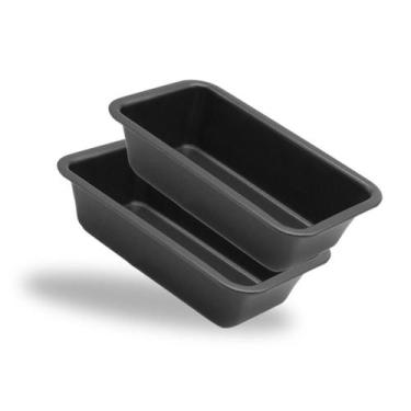 Imagem de Kit 2 Forma Assadeira de Pão Antiaderente Retangular Não Gruda Bolo in