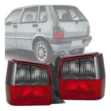 Imagem de Par De Lanternas Traseiras Uno Mille Fire 04/10 Fume - Blawer