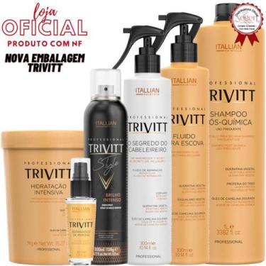 Imagem de Kit Trivitt Profissional com Reconstrutor e Hidratação - 6 produtos - 