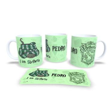 Imagem de Caneca Harry Sonserina Slytherin Porcelana - Live