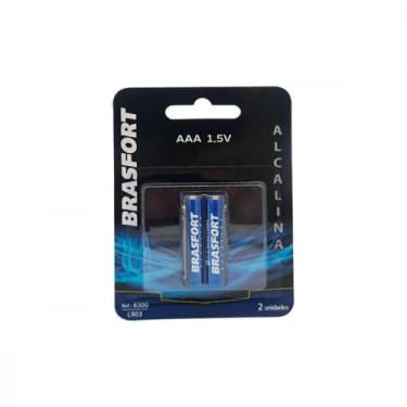 Imagem de Pilha Brasfort Alc Palito Aaa C/02 - BRASFORT ELETRICA