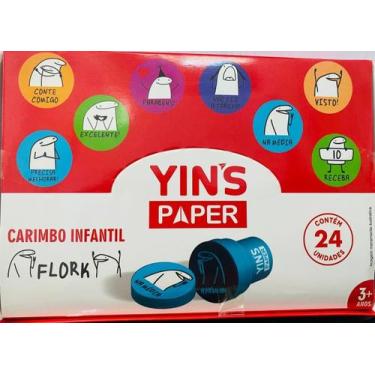 Imagem de Carimbo Infantil Flork Caixa Com 24Und. Yinspaper