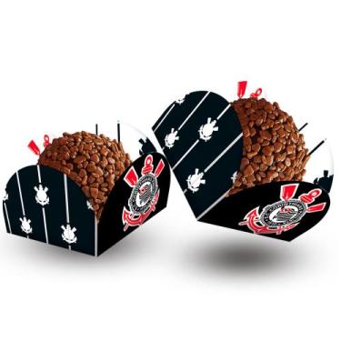 Imagem de 40 Forminhas para doces Decoração festa Corinthians - Festcolor