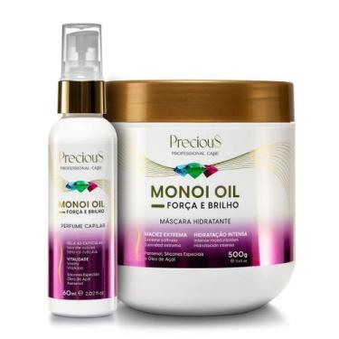Imagem de Kit Mascara Hidratante E Perfume Monoi Oil Precious Care