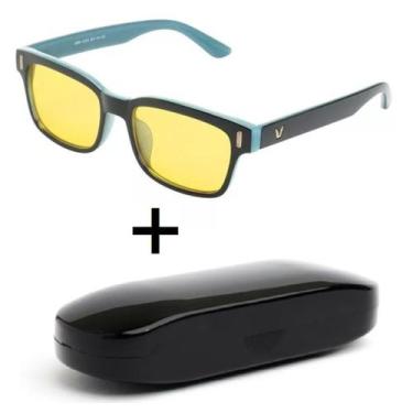 Imagem de Óculos Anti Luz Azul Descanso Sem Grau Gamer Para Computador Estilo Mo