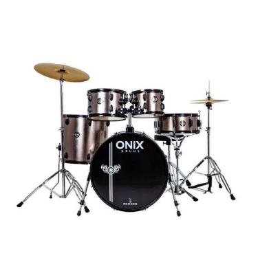 Imagem de Bateria Acústica Tagima Nagano Onix Skinny 20 Completa c/ Banco
