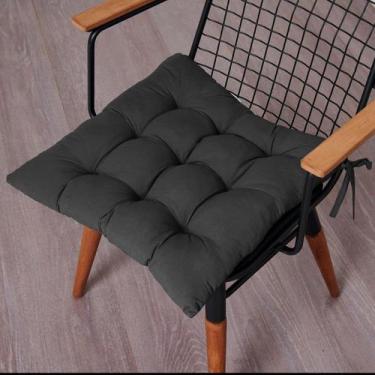 Imagem de Almofada Para Cadeira Futton Ox 40x40cm - FASTLAR, *Preto