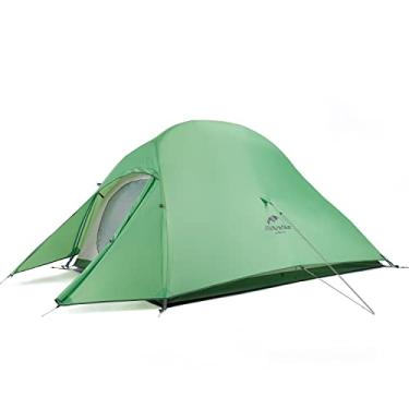 Imagem de Naturehike Barraca Cloud-Up para 2 pessoas leve para mochila com pegada - Barraca de mochila ultraleve para acampamento e caminhada para duas pessoas (verde)