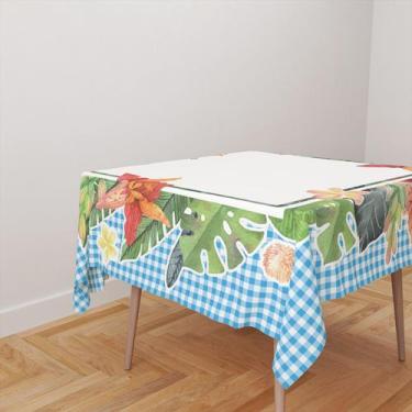 Imagem de Toalha De Mesa Quadrada 4 Lugares Tecido Oxford Costela de Adão TL22 -