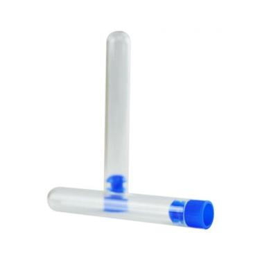 Imagem de Kit 2 Cubeta Vidro Tampa 5Ml Utilizada Teste Reagentes Instrutherm Cub