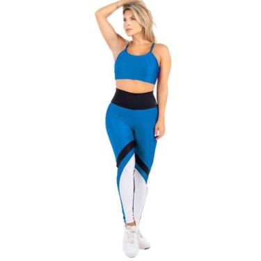 Imagem de Conjunto 2 Peças Calça Legging e Top Com Bojo Costas Nuas - HYPE MODAS