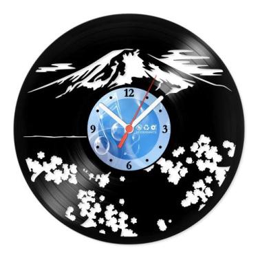 Imagem de Relógio De Parede Disco Vinil Diversos - Monte Fuji - VDI-209 - Modern