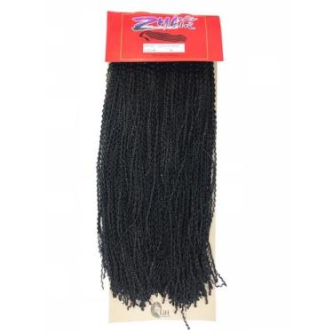 Imagem de Cabelo Sintético Micro Zizi Plus Trançado Miojinho - 60Cm - Leve - Zha