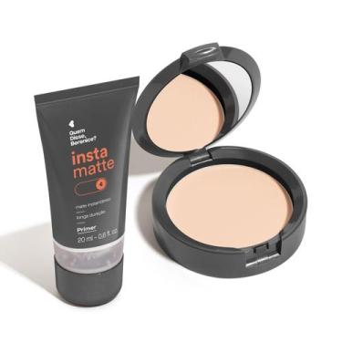 Imagem de Instamatte: Primer Facial Líquido 20ml + Pó Compacto Facial Translúcid