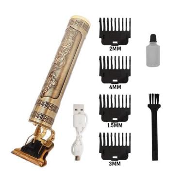 Imagem de Máquina Profissional Cabelo Barba Acabamento Perfeito Recarregável - A
